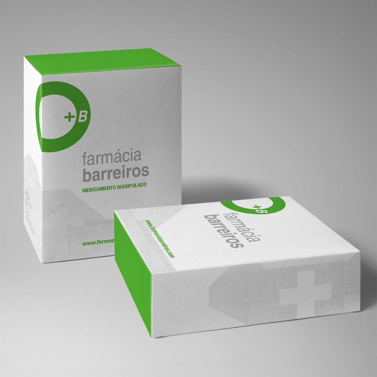 Embalagem para medicamentos manipulados da Farmácia Barreiros